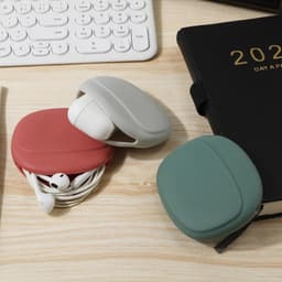 Allecto Plus - Siliconen Hoofdtelefoonorganizer & Kabelsnoer Opbergtas | 3 Stuks, 3 Kleuren, Mini-Sleuteldoosje" — thumbnail 5