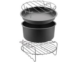 Tefal Easy Fry XL XA1120 - Airfryer Accessoire - 4-delig - Non-Stick - Voor XL Heteluchtfriteuse - Duurzaam Ontwerp