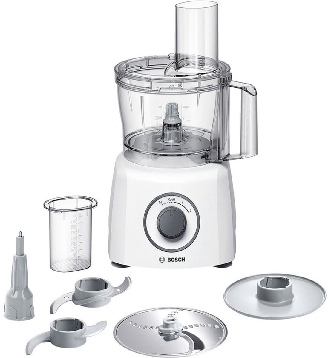 Bosch MCM3100W - Foodprocessor - 700 W - 2,3 L - Wit — afbeelding 1