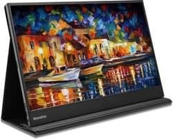PEPPER JOBS portable monitor XtendViz XV1610F - draagbare monitor- Full HD USB-C IPS - HDMI & USB C - Samsung Dex - 15.6 Inch — thumbnail 1