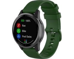 123watches sport gesp band - groen - 22mm - Geschikt voor Garmin Vivoactive 4 / Venu 2 & 3 / Forerunner 255 & 265 / Overige smartwatches met 22mm bandje