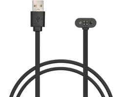 kwmobile USB-oplaadkabel geschikt voor Mojawa RunPlus - Kabel voor smartwatch - zwart