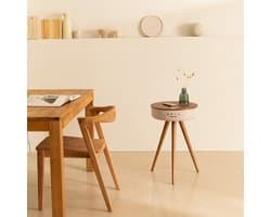CREATE - Luidsprekertafel met 360º geluid, bluetooth en draadloos opladen - SPEAKER TABLE
