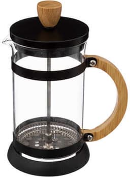 5Five Cafetiere French Press koffiezetter - koffiemaker pers - 600 ml - glas/rvs - Koffiezetapparaat voor verse koffie - 14 x 10 x 19 cm — thumbnail 1