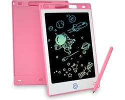 Tekenbord kinderen Kiraal - Tekentablet - LCD Tekentablet kinderen - Grafische tablet kinderen - Kindertablet Roze