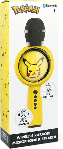 Pokémon - draadloze karaoke microfoon voor kinderen - oplichtend LED display - speaker - stemvervorming — thumbnail 2