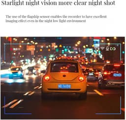 Dashcam - Auto Dashcam 2K - Met Wifi en Bluetooth - Motion Detection - Voice Assist - Nachtzicht - Crash Detection - Parkeerbewakingssensor — thumbnail 3