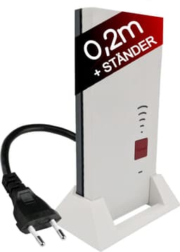 TronicXL repeater standaard met kabelverlenging 0,2m geschikt voor Fritz Repeater 2400 1160 1750e AVM Fritz! – WLAN Houder - stand (0,2 m Kabel + standaard) — thumbnail 2