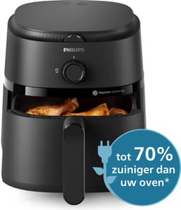 Philips 1000 Series Airfryer - NA120/00 - Draaiknopbediening - 4.2L - Tot 4 Personen - Zwart — thumbnail 10