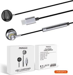 usb C oortjes met draad - Bedrade oordopjes met usb C aansluiting - usb C headset met microfoon - Oordoppen geschikt voor Samsung Galaxy S26/S25/S24/S23/S22/S21/S20 — thumbnail 2