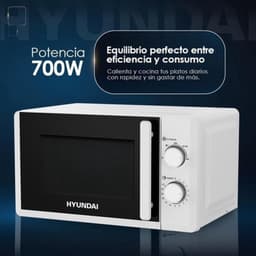 Magnetron - Keukenapparaat - Snel opwarmen - Keramische binnenkant - 20 liter - Wit — thumbnail 3