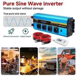 Beamer - Projector - Mini Projector - Full HD Native 1080P - met 120-inch E-ALR Projectorscherm & Stand – Outdoor Camping & Home Theater – EU Plug — thumbnail 1