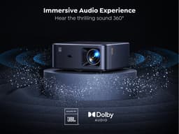 Beamer 1080P Full HD – 4K Ondersteuning – Google TV – WiFi 6 – Autofocus – Dolby Audio — thumbnail 5