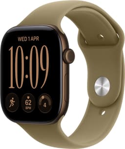 APPLE Watch Series 12 GPS 46mm - Dark Bronze Aluminium Case - Sport Band - S/M - Smartwatch Olive — thumbnail 1