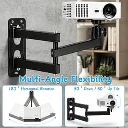 Beamer muurbeugel projector beugel 360° draaibaar opvouwbaar — thumbnail 2