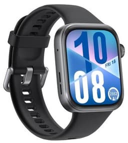 HUAWEI WATCH FIT 4 - Zwart Fluorelastomeer Horlogeband - Ultra slank design | Geavanceerde sportmodi | Tot 10 dagen batterijduur | Compatibel met iOS en Android — thumbnail 3
