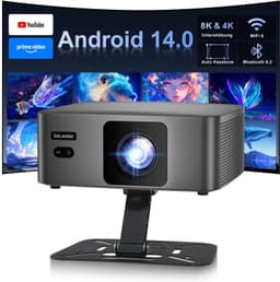 Beamer Native 1080P - 300 ANSI Lumen - 1920 x 1080 Resolutie - LED - Draagbaar - Smart Projector — thumbnail 1