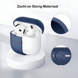 Studio Air Hoesje geschikt voor Airpods 5 - Royal Blue - Schokbestendige Siliconen Case — thumbnail 5
