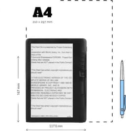 E-reader - 16 GB - 7 inch - E-readers & accessoires - Met hoes & screenprotector - Met oortjes - Luisterboeken - Zwart — thumbnail 2