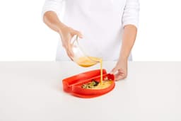 Omeletkoker voor de magnetron, rood, 0,4 l — thumbnail 4