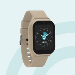 One2track Connect YOU Beige | GPS horloge voor kinderen | Videobel in HD, voeg vriendjes toe en zie altijd waar je kind is met de leukste smartwatch voor kinderen — thumbnail 2