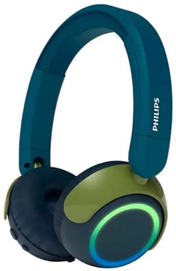 PHILIPS TAK4200CT 4200-serie On Ear draadloze opvouwbare hoofdtelefoon voor kinderen - 45 uur afspeeltijd, beperkt volume, Audio delen, laadkabel meegeleverd - Ambiant verlichting - Kristalgroen — thumbnail 19