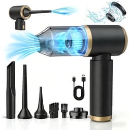Stofzuiger - Handstofzuiger - Stofzuiger Draadloos - Usb Oplaadbare Draagbare Mini Stofzuiger - 15000 Pa - Lichtgewicht Handstofzuiger - Voor Auto, Toetsenbord, Huisdierhaar, Thuis, Kantoor - Zwart — thumbnail 1