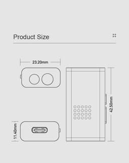 Moondrop Dawn Pro 2 - Draagbare DAC - Gebalanceerde Versterker - 4.4mm Balanced - HiFi USB-C Geluidskaart - Geschikt voor Android/Windows/macOS - Zilver — thumbnail 2