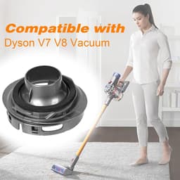 Motor achterafdekking compatibel met geschikt voor Dyson V7/V8 draadloze stofzuiger- reserveaccessoires voor Dyson V7 V8 Merk: Corpower — thumbnail 2