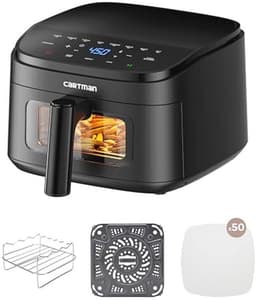 Compacte heteluchtfriteuse 3,7 liter met touchscreen en kijkvenster — thumbnail 1