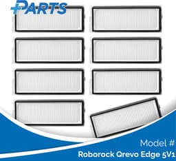 Roborock Qrevo Edge 5V1 Filters (8 Stuks, Plus.Parts® alternatief voor 8.02.0296) — thumbnail 1