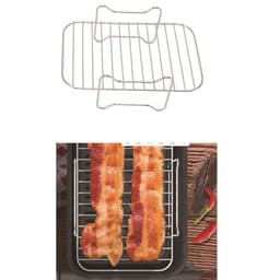 2-delige airfryer-rekset, accessoires voor heteluchtfriteuses, rek, meerlaags droogrek — thumbnail 3