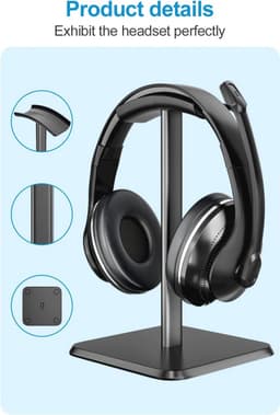 Hoofdtelefoonhouder met Afneembare TPU Antislip Siliconen - Geschikt voor Over-Ear en Gaming — thumbnail 3