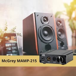 Mini Hifi Versterker 2x15 Watt - Ultracompacte Stereo Versterker met Jack en Cinch-ingang — thumbnail 3