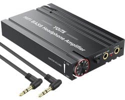 Hoofdtelefoonversterker voor HiFi Audio - Draagbare en Oplaadbare Stereo voor MP3, MP4, Telefoons en Computers