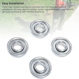 4Pcs Carbon Steel Lagerringen - 12.7x28.6mm - Geschikt voor Grasmaaiers - Vervangingslagers voor Tuinwagens en Handkarren — thumbnail 3