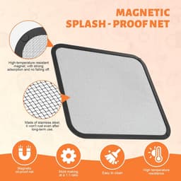 Accessoires voor heteluchtfriteuse - splash guard - air fryer accessoires — thumbnail 3