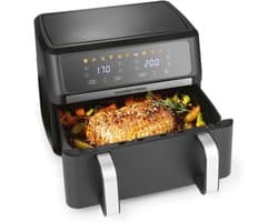 Airfryer 10L met Dual Zone en Touchscreen - Friteuse voor 8 Personen