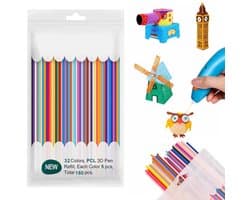 3D Pen Filament - Geschikt voor 3 Doodler Start - 2.5mm - 32 Kleuren - 160PCS - Filament 3 Doodler PCL - Lage Afdruktemperatuur
