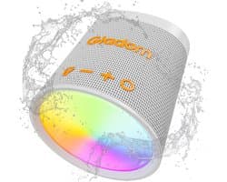 Draagbare Bluetooth Speaker IPX6 Waterdicht met 9 Lichteffecten - Draadloos & Krachtig Geluid