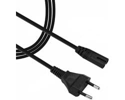 2 Meter Netsnoer met 2 Punten voor Draadloze Bluetooth Luidsprekers en Audiosystemen