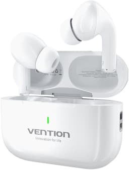 Vention Tws Draadloze Hoofdtelefoon Voor Smartphone Tablet Laptop Wit Echo — thumbnail 6