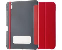Dunne en Schokbestendige Folio Case voor iPad 10e en 11e Gen 2022/2025 - Militaire Standaard Bescherming - Rood