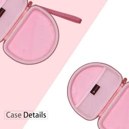 Hoofdtelefoontas voor Bluetooth on-ear koptelefoon voor kinderen - Draadloos, opvouwbaar, Rood en Blauw — thumbnail 4