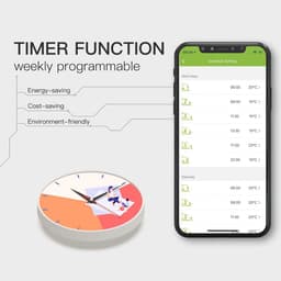Zigbee Slimme Thermostaat voor Vloerverwarming - Digitaal en Programmeerbaar, Compatibel met Alexa en Google Home — thumbnail 4