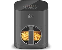 Grote AANDUIDING Airfryer - 6,5 Liter - Gezond Frituren Zonder Vet - Instelbare Temperatuur en Tijd