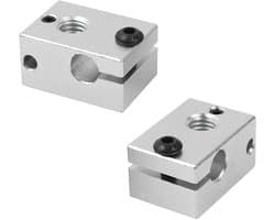 Aluminium Verwarmingsblok voor 3D-printer - E3D V6 Clone PT100 Sensor Cartridge Heater Block