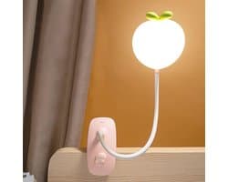 Klemlamp voor in bed – LED leeslamp met USB-oplaadfunctie, dimbaar en flexibel