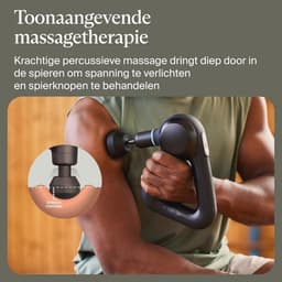 Diepweefmassagepistool voor Pijnverlichting - Elektrisch Percussiemassageapparaat met Bluetooth — thumbnail 3