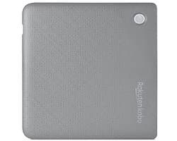 Grijze E-reader Hoes voor Kobo Libra 2 | Beschermhoes met Standby/Wakker Word Technologie | Kunstleer | Compatibel met 7 Inch E-reader